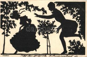 11 db RÉGI motívum képeslap, híres emberek, humor és egy studentika lappal, vegyes minőség / 11 old ...