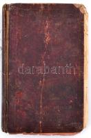 cca 1920-1940 Kézzel írt receptgyűjtemény közel 100 db étel receptje, megviselt félvászon kötésben