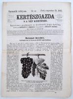 1867 Kertészgazda s a nép kertésze, egyetemes gazdászati és kertészeti képes hetilap. Szerk.: Girókuti P. Ferenc. 3. évf. 34. sz. Pest, Emich Gusztáv. Érdekes írásokkal, illusztrációkkal