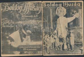 1930-1942 a Boldog Ifjúság, a Kis Színházi és a Kis Magazin, a Színházi Élet magazin gyermekeknek sz...
