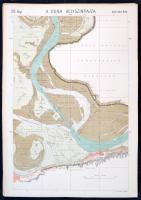 A Duna helyszínrajza és hosszszelvénye Dévénytől-Orsováig. 
Darányi Ignác m. kir. földmivelésügyi m...