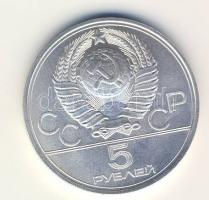 Szovjetunió 1977. 5R Ag "Nyári olimpia-Moszkva-vitorlás" T:BU