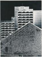 cca 1978 Herbert Boswank: Kontraszt, pecséttel jelzett vintage fotóművészeti alkotás, 24x18 cm
