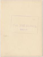 cca 1936 Dulovits Jenő (1903-1972): Turista, pecséttel jelzett vintage fotó, 12x9 cm