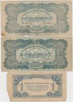 1944. 1P-100P (10x) "A Vörös Hadsereg Parancsnoksága" T:vegyes