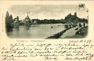 1899 Budapest XIV. Városligeti tó (EK)