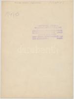 cca 1925 Kerny István (1879-1963): Somogy megyei népviselet (Csököly), pecséttel jelzett, feliratozo...