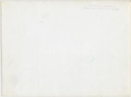 cca 1930 Kerny István (1879-1963): Bugaci pásztorok esti pihenője, pecséttel jelzett, vintage fotómű...