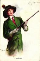 A good shot / Lady hunter s: C.W. Barber