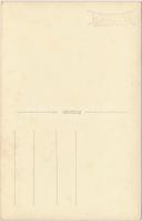 cca 1930 Kerny István (1879-1963) pecséttel jelzett vintage fotója a tatai óratoronyról, a szerző ha...