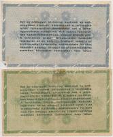 1946. 10db-os vegyes magyar adópengő bankjegy tétel, közte fordított címeres T:vegyes