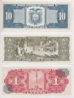 Brazília 1964. 5C + Ecuador 1986. 10S + Mexikó 1970. 1P T:I 
Brazil 1964. 5 Cruzeiros + Ecuador 198...