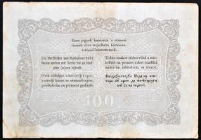 1848. 100Ft "Kossuth bankó" T:III
Hungary 1848. 100Ft "Kossuth banknote" C:F 
...