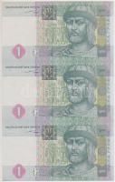 Ukrajna 2004. 1H 3-as ívben T:I Ukraine 2004. 1 Hryvnia in a sheet of 3 C:UNC