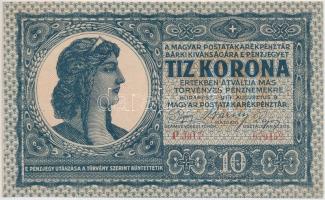 1919. augusztus 9. 10K T:restaurált (II) szép papír  Adamo K13