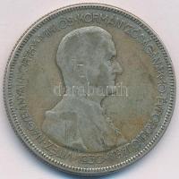 1930. 5P Ag &quot;Horthy jobbra&quot; T:3 patina Adamo P8