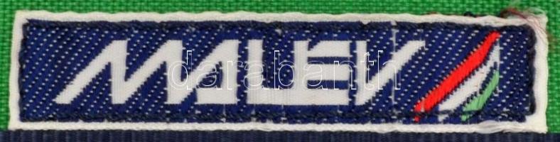 MALÉV utazótáska,szintetikus anyagból, jó állapotban, 33x30cm