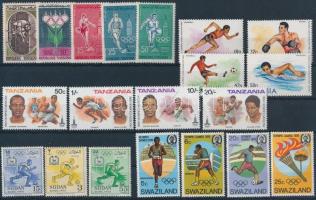 1960-1980 Olimpia motívum 5 klf sor, 1960-1980 Olympics 5 diff sets
