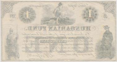 1852. 1$ "B" "Kossuth bankó" számozás nélkül T:II-
Hungary 1852. 1 Dollar &quot...