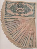 1945. 1000P (30x) mind piros "MNB" bélyeggel T:vegyes