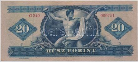 1947. 20Ft T:III apró foltok, kis festékhiba