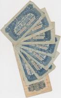 Csehszlovákia 1944. 5K (7x) + 20K + 100K (3x) T:vegyes ragasztott is
Czechoslovakia 1944. 5 Korun (...