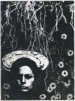 1971 Kolláth Mária: Genezis, feliratozott jelzett vintage fotóművészeti alkotás, 24x18 cm