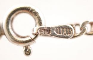 Ezüst nyaklánc medállal, Ag., br.: 6,2gr.,jelzett, 48cm/ Silver necklace with pendant, Ag, Br. .: 6,...