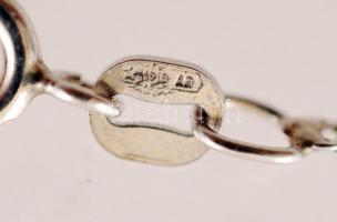 Ezüst nyaklánc medállal, Ag., br.: 3,5gr.,jelzett, 44cm/ Silver necklace with pendant, Ag, Br. .: 3,...