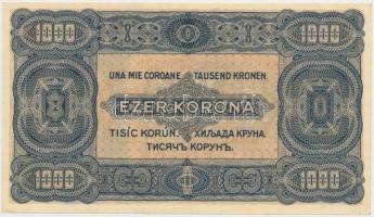 1923. 1000K "8 FILLÉR - NYOLC FILLÉR" felülnyomással T:I-
Adamo K37B
