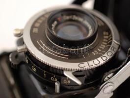 Beltica Cludor fényképezőgép, működik, bőrtokban