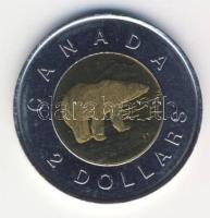 Kanada 1996. 2$ "Jegesmedve" bimetál T:1