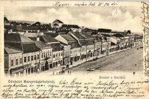 Marosvásárhely, Targu Mures; Főtér, dohány nagytőzsde / main square, tobacco shop (EK)