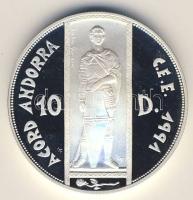 Andorra 1993. 10D Ag "Ecu" T:PP R!