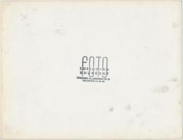 cca 1935 Leichtner Erzsébet vintage fotója Szentpál Olga tánccsoportjának egyik tagjáról, pecséttel ...