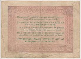 1848. 5Ft "Kossuth bankó" vörösesbarna T:III,III-