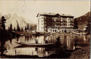 1913 Auronzo di Cadore, Grand Hotel Misurina, photo