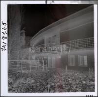 1974 Budapest, Pasarét, autóbusz végállomás, 9 db professzionális, jogdíjmentes, szabadon felhasznál...