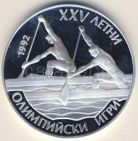 Bulgária 1989. 25L Ag "Nyári olimpia-kajak" T:PP
