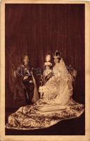 IV. Károly, Ottó herceg, Zita királyné, a Magyar Vöröskereszt Egylet kiadása / King Charles IV., Crown prince Ottó, Queen Zita, published by the Hungarian Red Cross (EK)