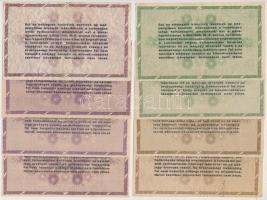 1946. 10.000AP (2x) + 50.000AP (2x) + 100.000AP (5x) + 500.000AP (2x) + 1.000.000AP fordított címerr...