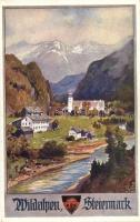 Wildalpen, Deutscher Schulverein Karte No. 553, German art postcard, s: AR