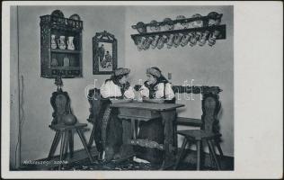 Kalotaszegi szoba / room in Kalotaszeg, Hungarian folklore