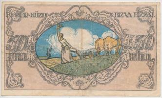 Sopron 1918. május 1. 50f utalvány T:III