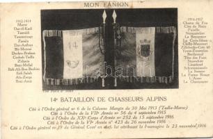 Mon Fanion, 14e Bataillon de Chasseurs Alpins / Flags of the 14th Battalion of Alpine Hunters (EK)