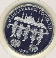 Törökország 1981. 500L Ag "Gyermekév" T:PP Csak 10000db RR!!