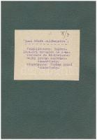 1924 A "Rumi Hősök Emlékszobra" kartonra ragasztott, hátoldalon feliratozott fotó, 13x9 cm