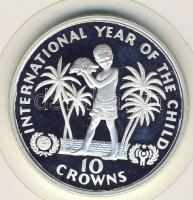 Turcs és Caicos Szigetek 1982. 10Cr Ag "Gyermekév" T:PP RR! Csak 7928db!