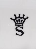 Sitzendorf porcelán lantos fiú, kézzel festett, jelzett, hibátlan, 25cm