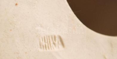 China-i Madarak, porcelán, jelzett, kézzel festett, hibátlan, cca 25x20cm